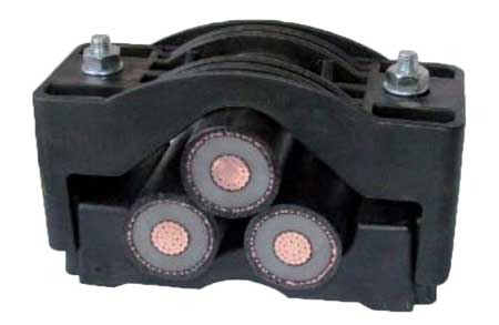 Prysmian Bicon 375AB Series Dutchclamp Trefoil Cable Cleats
